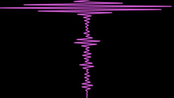 音频频谱线曲线音频可视化器运动图形