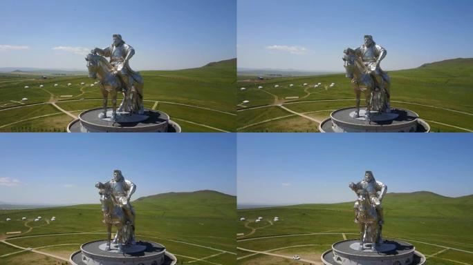 2019年7月15日，蒙古乌兰巴托成吉思汗纪念碑