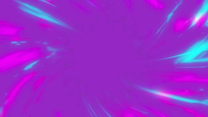 紫色背景上七彩灯的动画