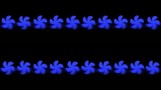 螺旋旋转水面螺旋桨风扇运动图形
