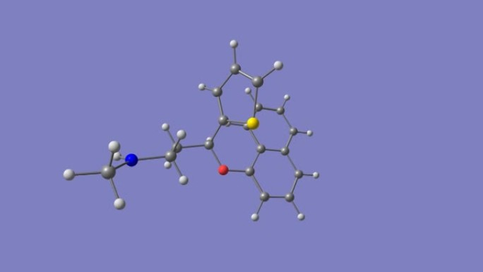 度洛西汀分子旋转视频全高清