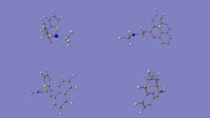 度洛西汀分子旋转视频全高清