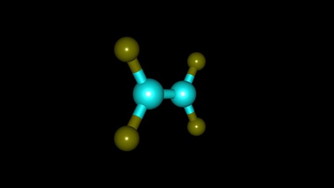 四氟乙烯分子旋转视频全高清