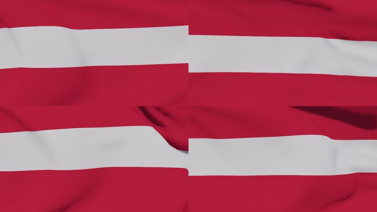 旗帜奥地利爱国民族自由，无缝循环