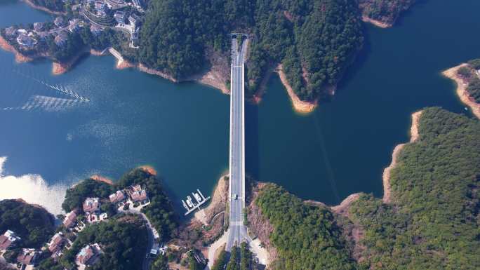 杭州淳安县千岛湖航拍