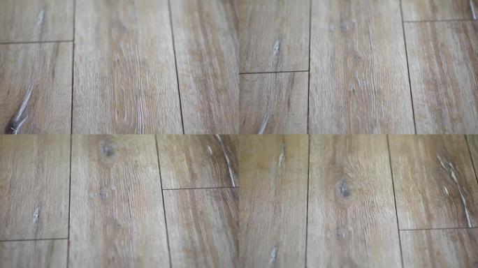 无缝橡木层压板拼花地板纹理特写