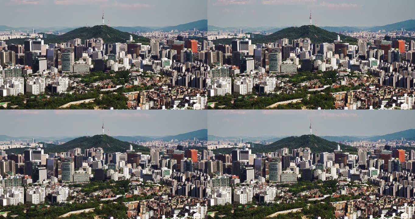 韩国首尔南山上的观光景点。