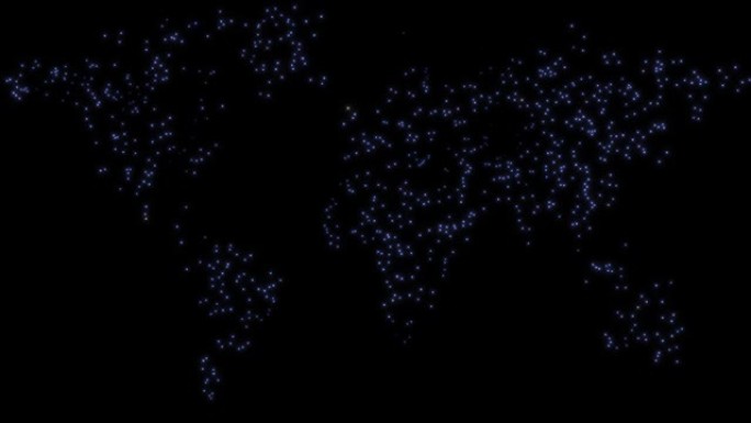 巴布亚新几内亚阿尔法。循环闪亮的星星闪烁着创造世界地图