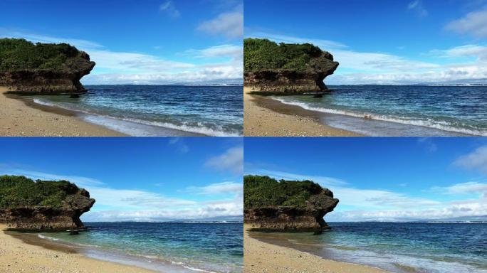 冲绳乌拉索伊西海岸卡梅兹风景