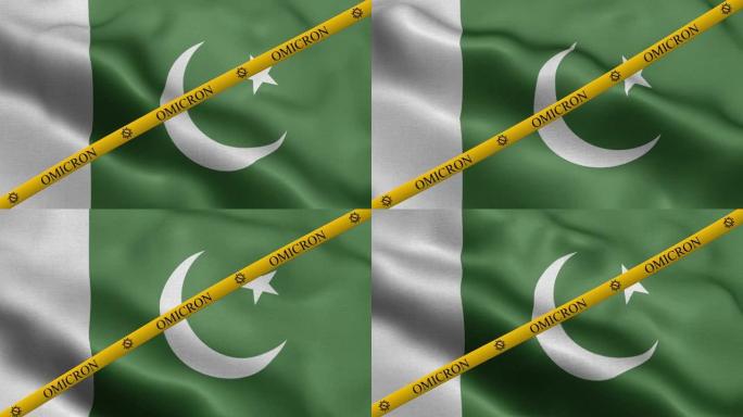 欧米克隆变种和禁止带巴基斯坦国旗-巴基斯坦国旗