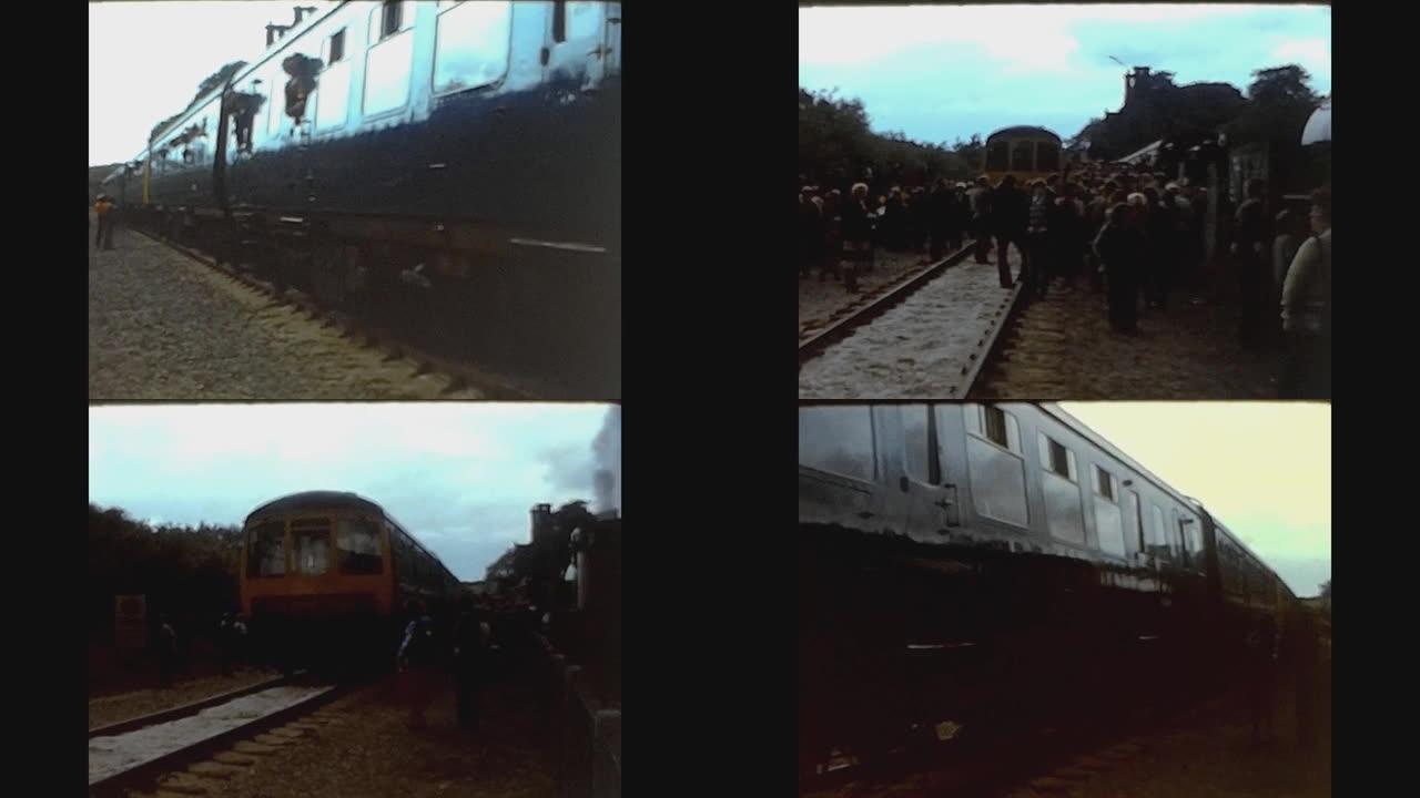 英国1972，旅客列车上旅