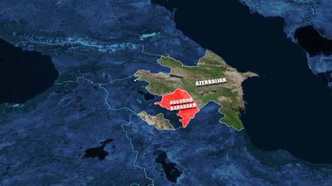 纳戈尔诺-卡拉巴赫地区与阿塞拜疆和亚美尼亚存在争议。