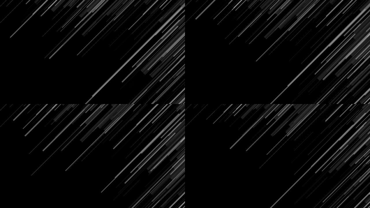 黑色背景几何运动设计上的灰色线条