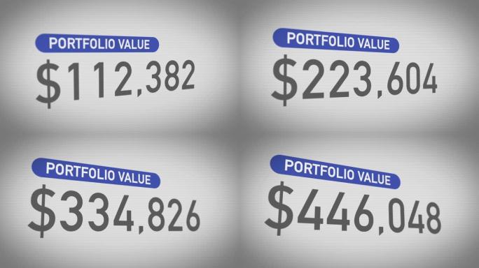 投资组合金额增加