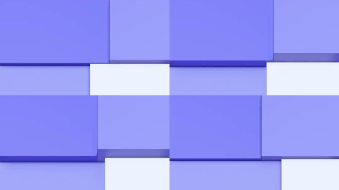 等距抽象3d背景，具有非常彩色的移动flor瓷砖。等距背景的3d渲染。