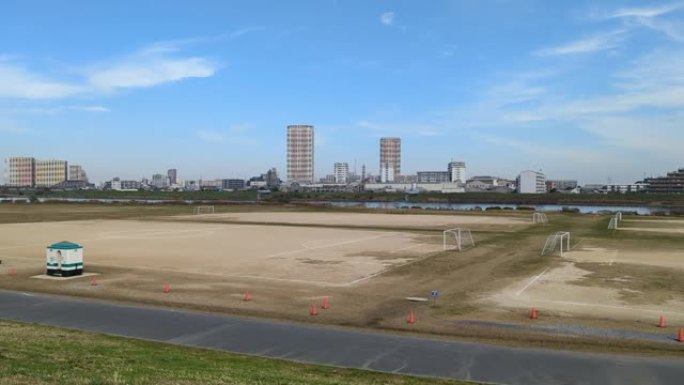 东京江户川河床2021年11月