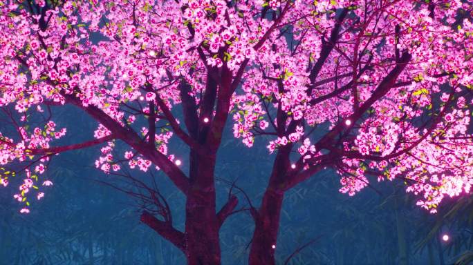 粉色梦幻树
