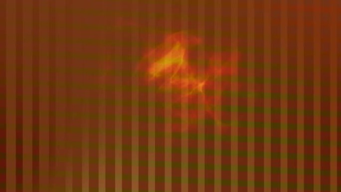 黑色背景上烟雾痕迹上的红色正方形动画