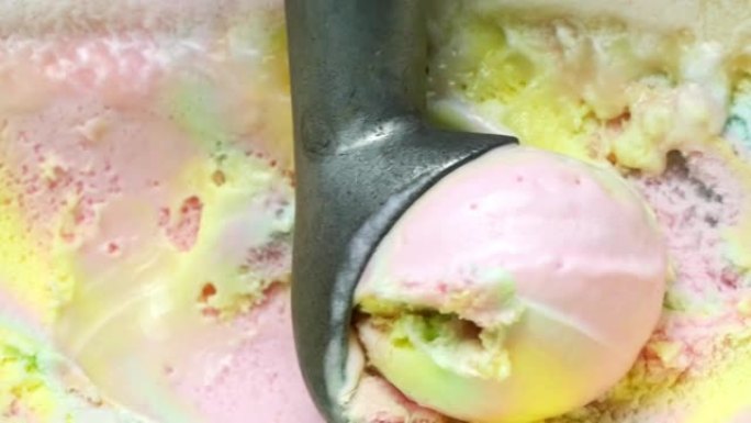 冰淇淋质地的图案和颜色。