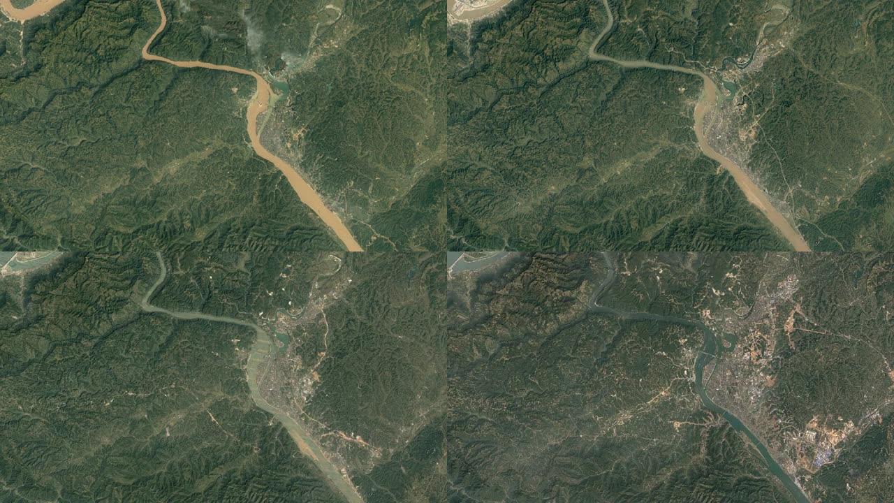 基础设施延时世界最大水力发电三峡大坝