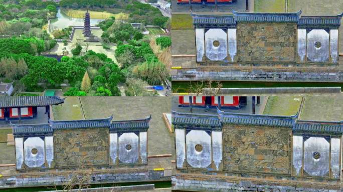 上海松江方塔园与照壁