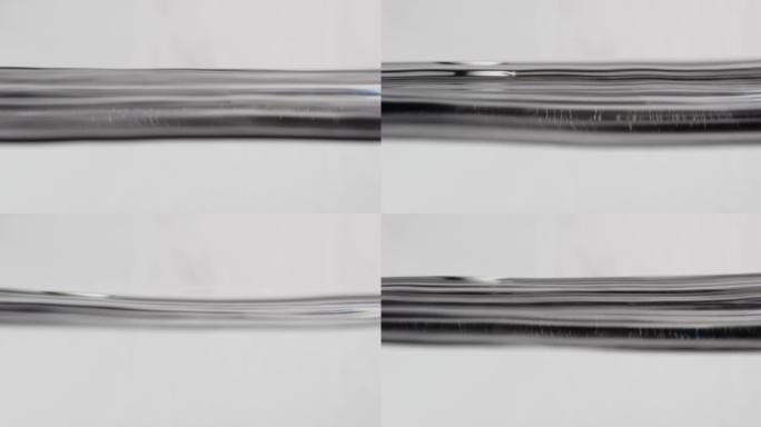 运动中的水面制作抽象形状