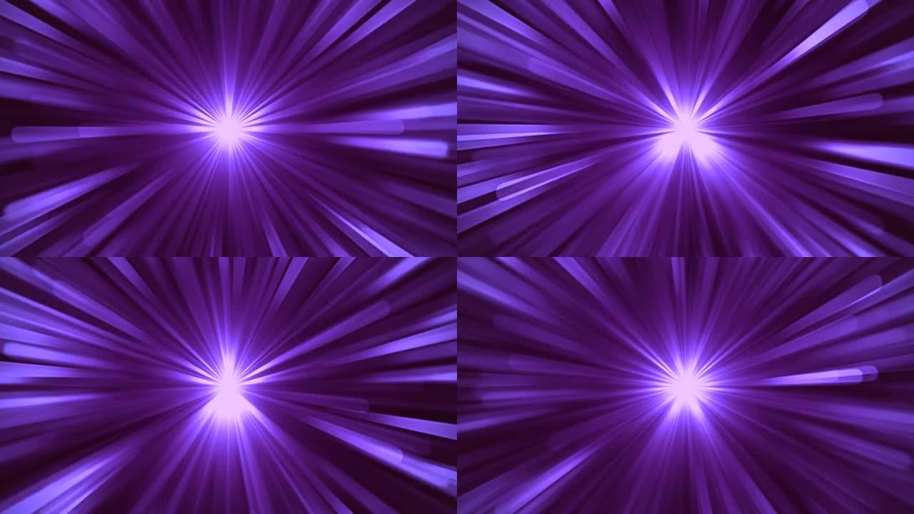 80年代风格的抽象紫色光线和线条