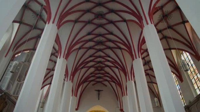 欧洲莱比锡的圣托马斯教堂 (Thomaskirche) 室内