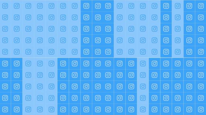 网络背景上的社交Instagram图标