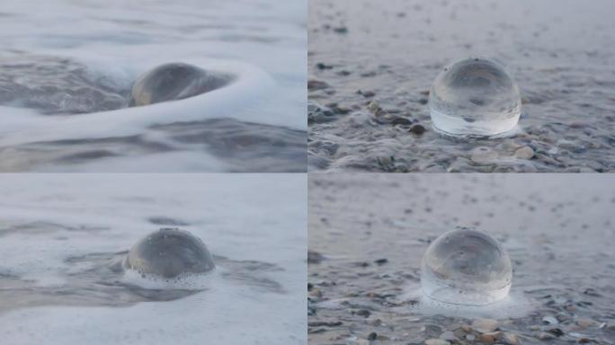 海边的玻璃球