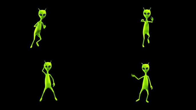 外星人跳舞快速舞蹈