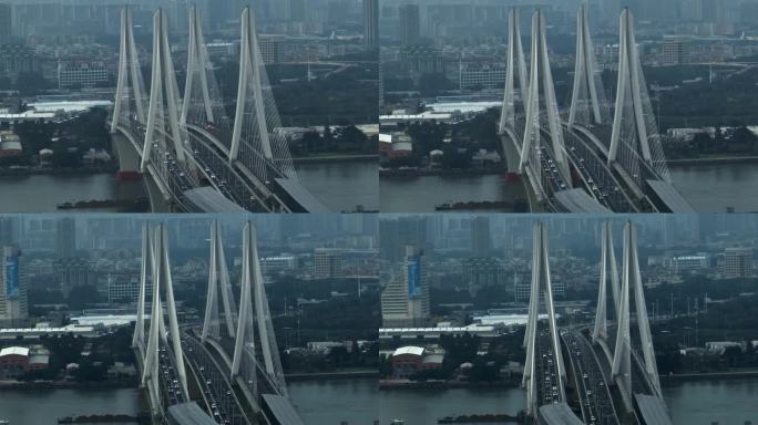 广州洛溪大桥航拍1