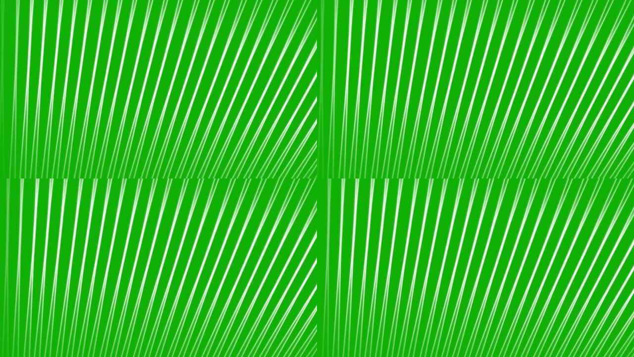 绿色屏幕背景的数字条纹运动图形
