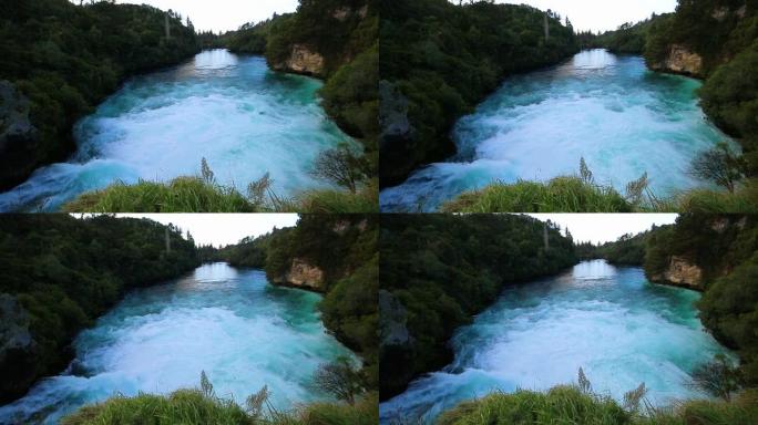 新西兰陶波的胡卡瀑布
