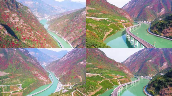 中国最美水上公路，兴山古昭公路，航拍宜昌