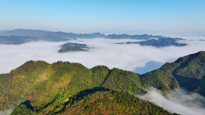 山川云海壮丽山河