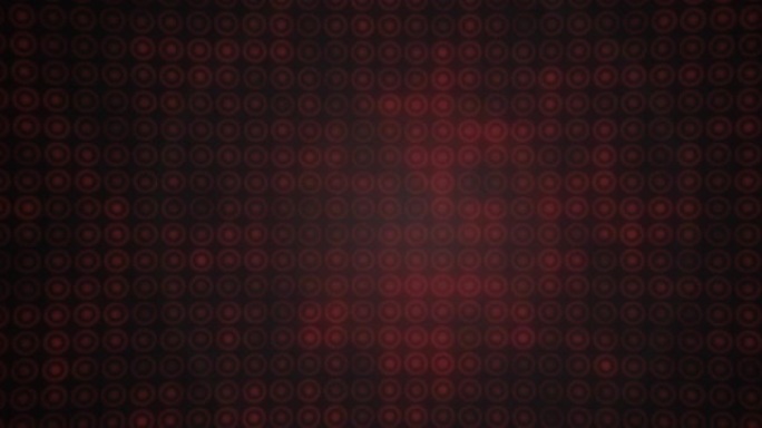 黑色背景上多个红色圆圈的动画