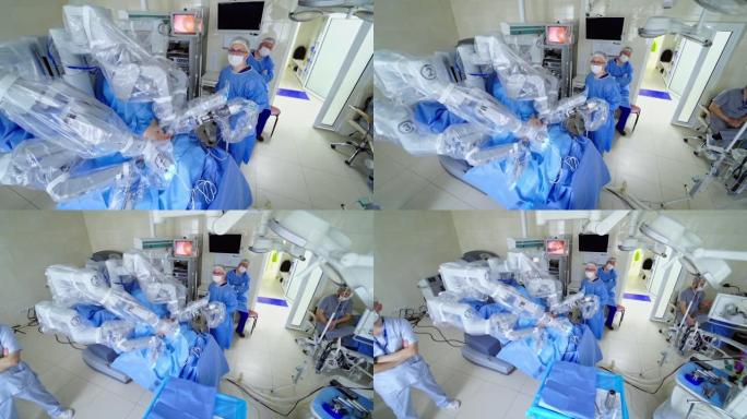 微创减肥手术创新。未来手术室的机器臂外科医生手术