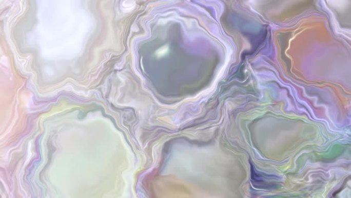 抽象彩虹色珍珠母泡泡背景