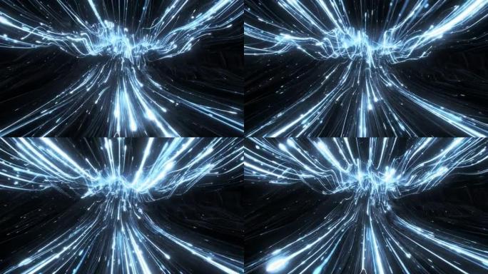 发光光流3D渲染无缝循环动画