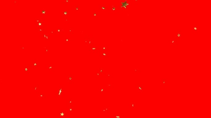 圣诞节快乐节日的动画和红色背景上的星星