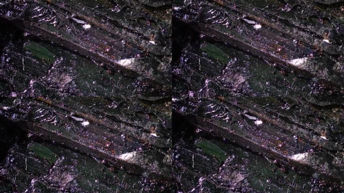 高锰酸钾晶体在4倍放大显微镜下-从堆叠照片导出的3d深度图