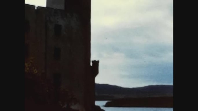 英国1961，60年代苏格兰的Eilean Donan城堡