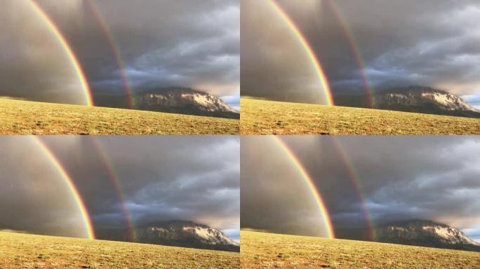 阿拉达格拉国家公园的双彩虹