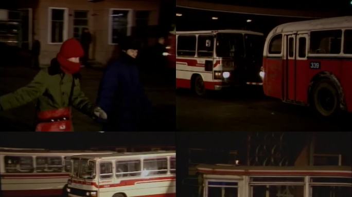 80年代北京夜景公交加油天气预报