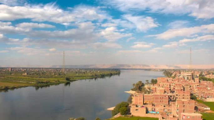 埃及尼罗河上空的云