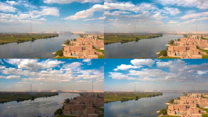 埃及尼罗河上空的云