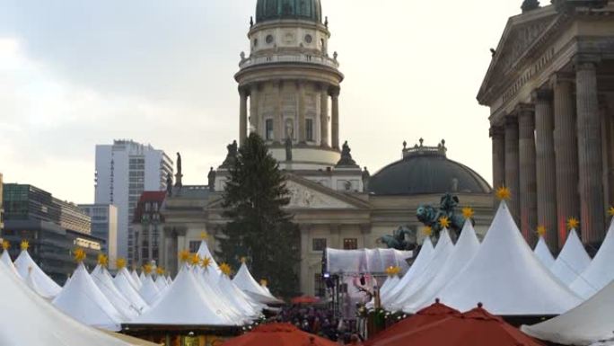 圣诞节时的柏林宪兵市场