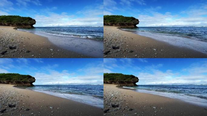 冲绳乌拉索伊西海岸卡梅兹风景