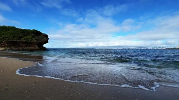 冲绳乌拉索伊西海岸卡梅兹风景